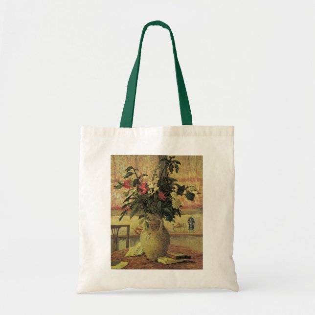 Bouquet of Flowers at Window by Maxine Maufra Tote Bag (Front)