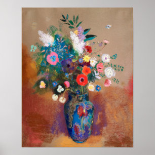 Bouquet of Flowers by Odilon Redon Poster