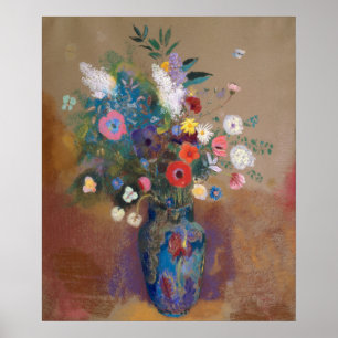 Bouquet of Flowers by Redon Poster