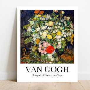 Bouquet of Flowers in a Vase by Vincent van Gogh Poster