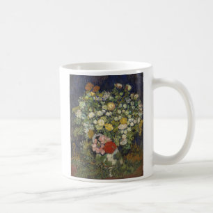 Bouquet of Flowers in a Vase Coffee Mug