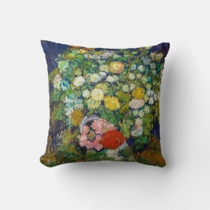 Bouquet of Flowers in a Vase, Van Gogh Cushion