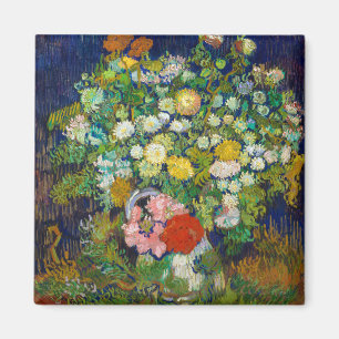 Bouquet of Flowers in a Vase, Van Gogh Magnet