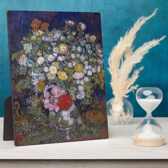 Bouquet of Flowers in a Vase | Van Gogh | Plaque (Side)