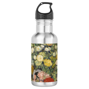 Bouquet of Flowers in a Vase   Vintage Artwork 532 Ml Water Bottle