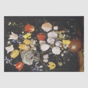 Bouquet of Flowers in an Earthenware Vase (1610) Tissue Paper