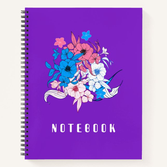 Bouquet of Flowers Notebook (Front)