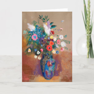 Bouquet of Flowers - Odilon Redon Card
