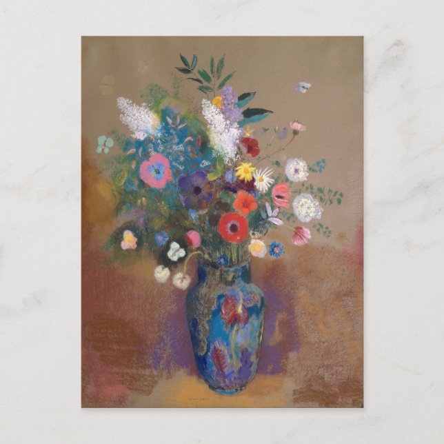 Bouquet of Flowers - Odilon Redon Postcard (Front)