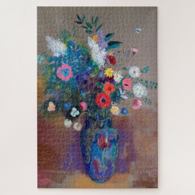 Bouquet of Flowers, Redon Jigsaw Puzzle (Vertical)