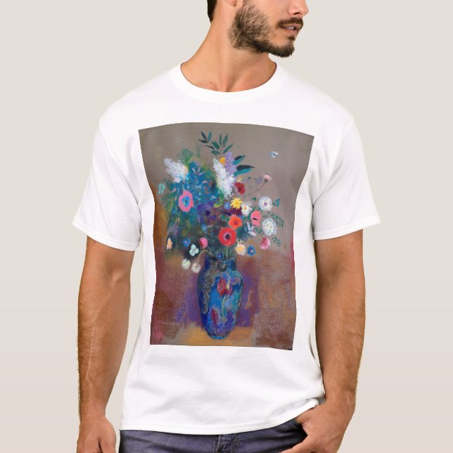 Bouquet of Flowers, Redon T-Shirt (Front)