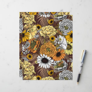 Bouquet of flowers- roses, peonies, daisies ans fe