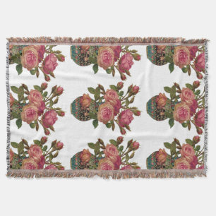 Bouquet of Flowers Throw Blanket