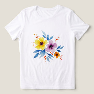 Bouquet of flowers Tri-Blend shirt