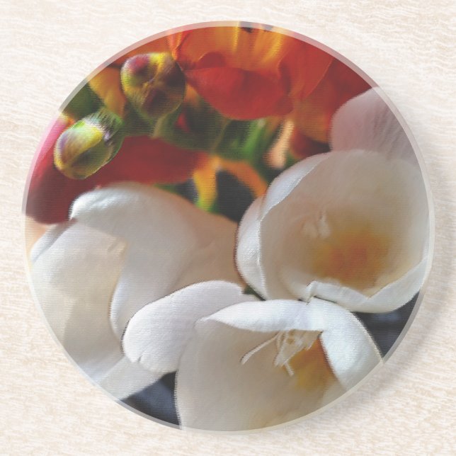 bouquet of freesias coaster (Front)