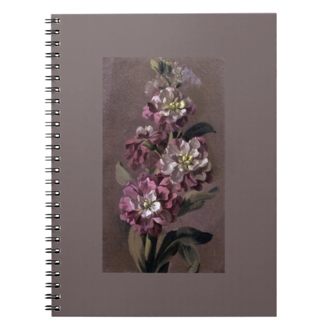 Bouquet of Gilly Flowers Notebook (Front)