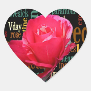 Bouquet of Love: A Heartfelt Expression Heart Sticker