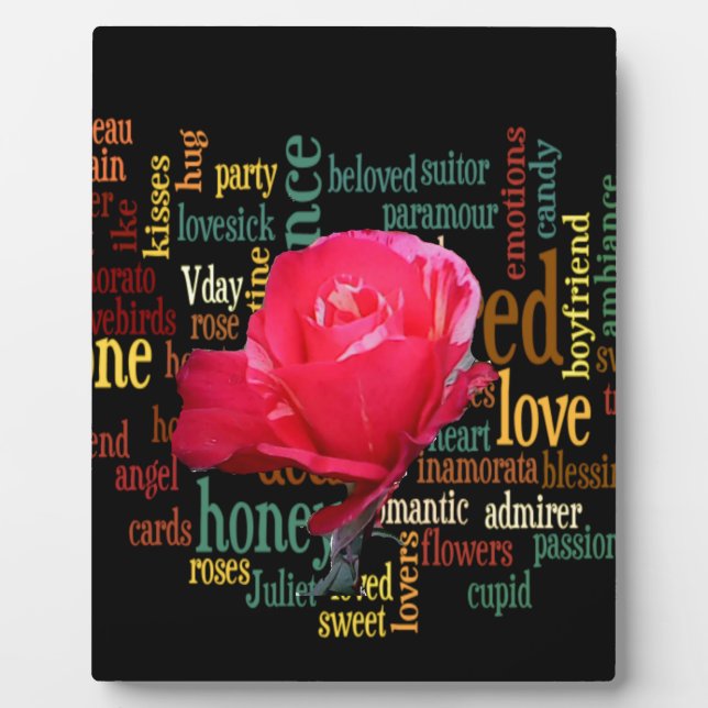 Bouquet of Love: A Heartfelt Expression Plaque (Front)