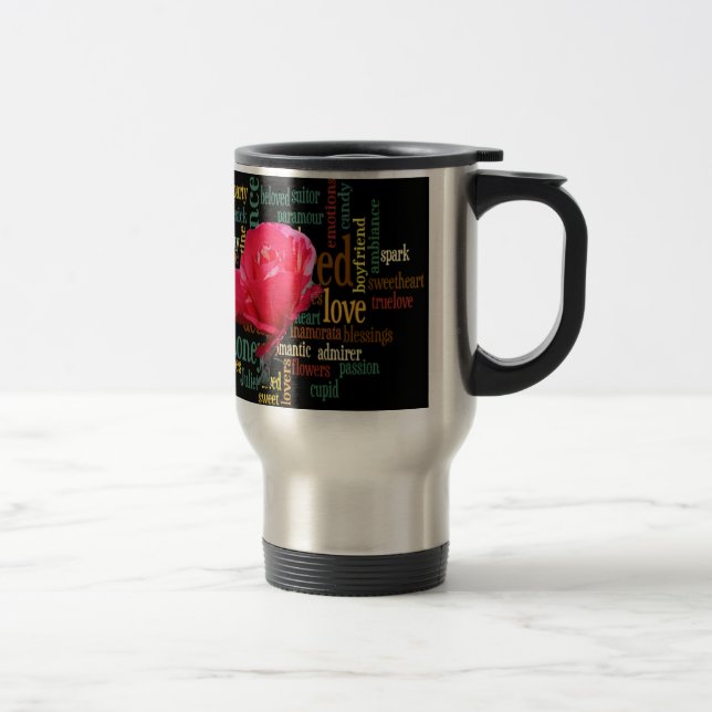 Bouquet of Love: A Heartfelt Expression Travel Mug (Right)