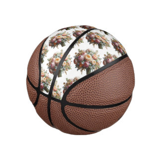 Bouquet of Peonies, Citrine and Topaz Mini Basketball