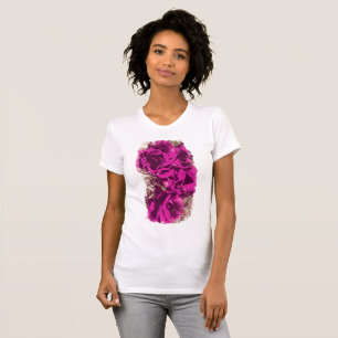 Bouquet of Purple Roses Watercolor T-Shirt