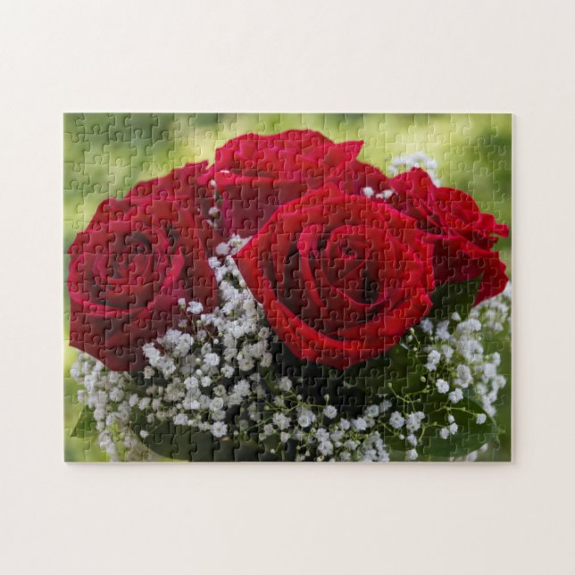 Bouquet of Red Roses Puzzle (Horizontal)
