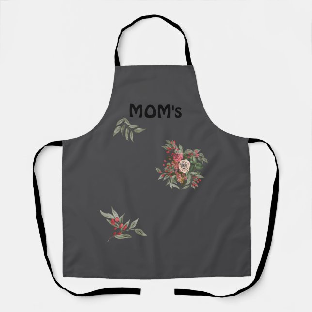 Bouquet of roses All-Over Print Apron (Front)