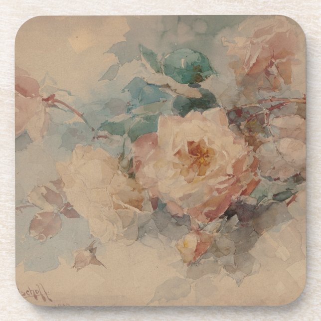 Bouquet of Roses – Franz Bischoff Coaster (Front)