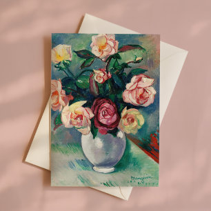 Bouquet of Roses Henri Manguin Card