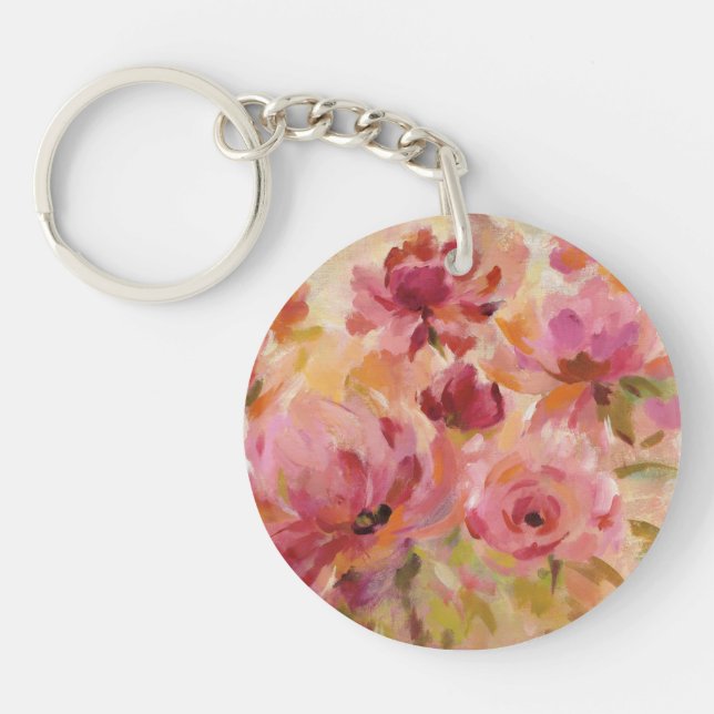 Bouquet of Roses Key Ring (Front)