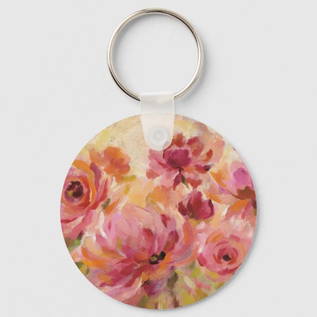 Bouquet of Roses Key Ring (Front)