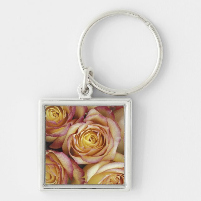 Bouquet of roses key ring (Front)