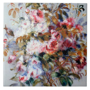 Bouquet of Roses, Renoir Ceramic Tile