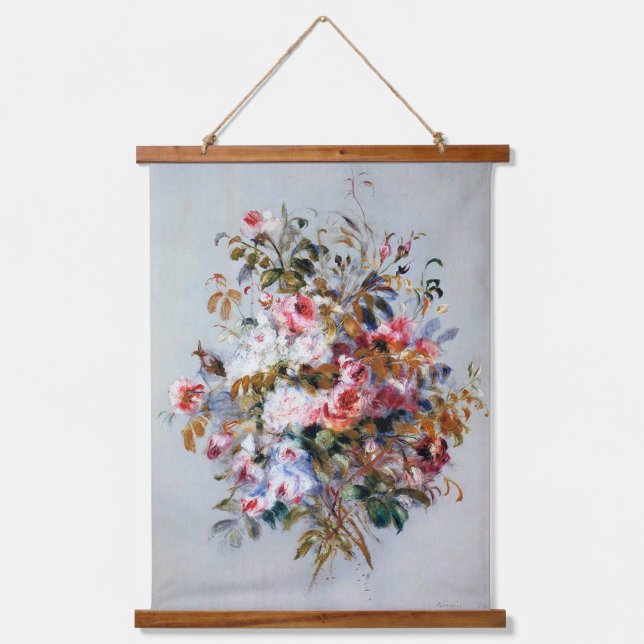 Bouquet of Roses, Renoir Hanging Tapestry (Front)