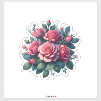 Bouquet of Roses Sticker
