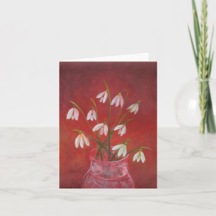 Bouquet of Snowdrops   Card