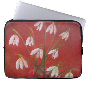 Bouquet of Snowdrops Laptop Sleeve