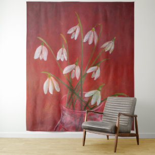 Bouquet of Snowdrops Tapestry