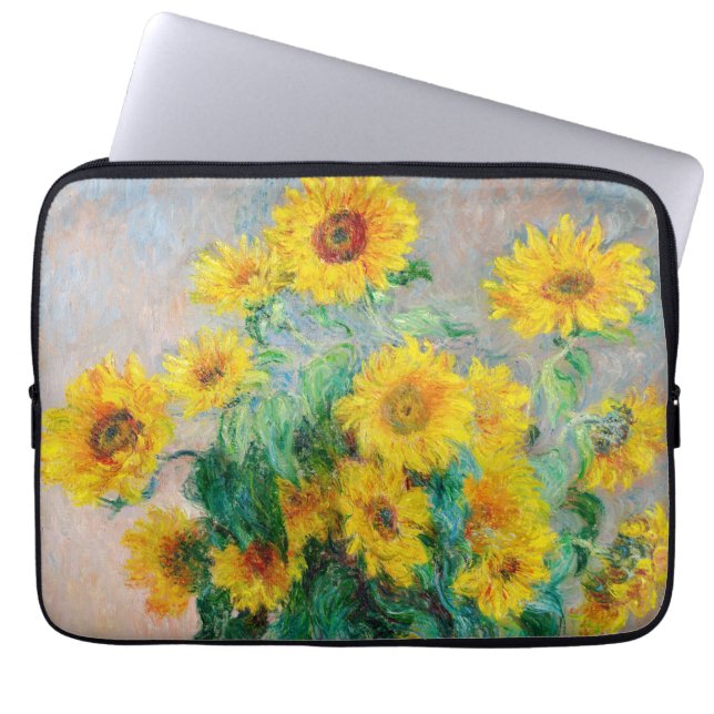 Bouquet of Sunflowers Claude Monet    Laptop Sleeve (Front)