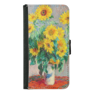 Bouquet of Sunflowers Claude Monet    Samsung Galaxy S5 Wallet Case