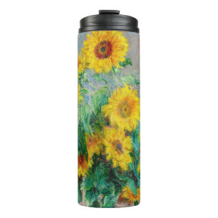 Bouquet of Sunflowers Claude Monet Thermal Tumbler