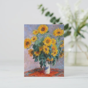 Bouquet of Sunflowers - Monet Holiday Postcard
