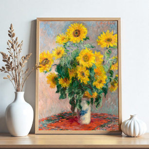 Bouquet of Sunflowers Poster