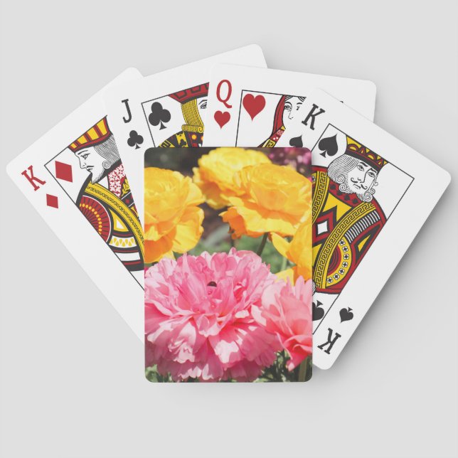 Bouquet of Sunshine  Playing Cards (Back)