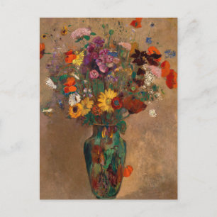 Bouquet of Wildflowers   Odilon Redon Postcard