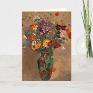 Bouquet of Wildflowers   Odilon Redon Postcard