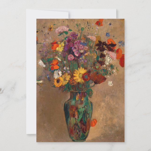 Bouquet of Wildflowers | Odilon Redon Postcard (Front)
