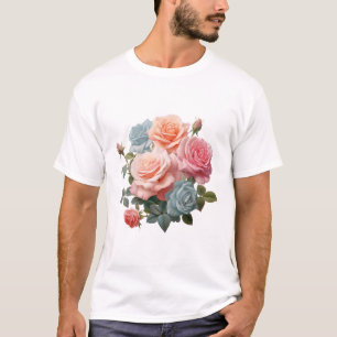 Bouquet pink Inspired Gift Design T-Shirt