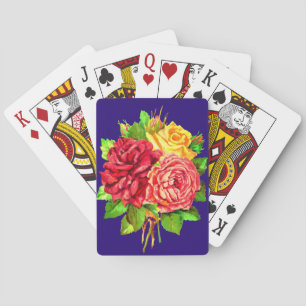 Bouquet Rose Playing Cards