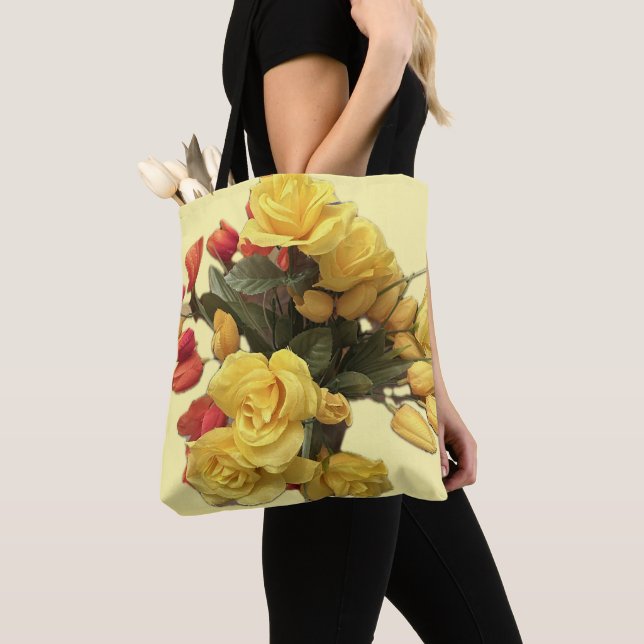 "Bouquet" Tote Bag (Close Up)